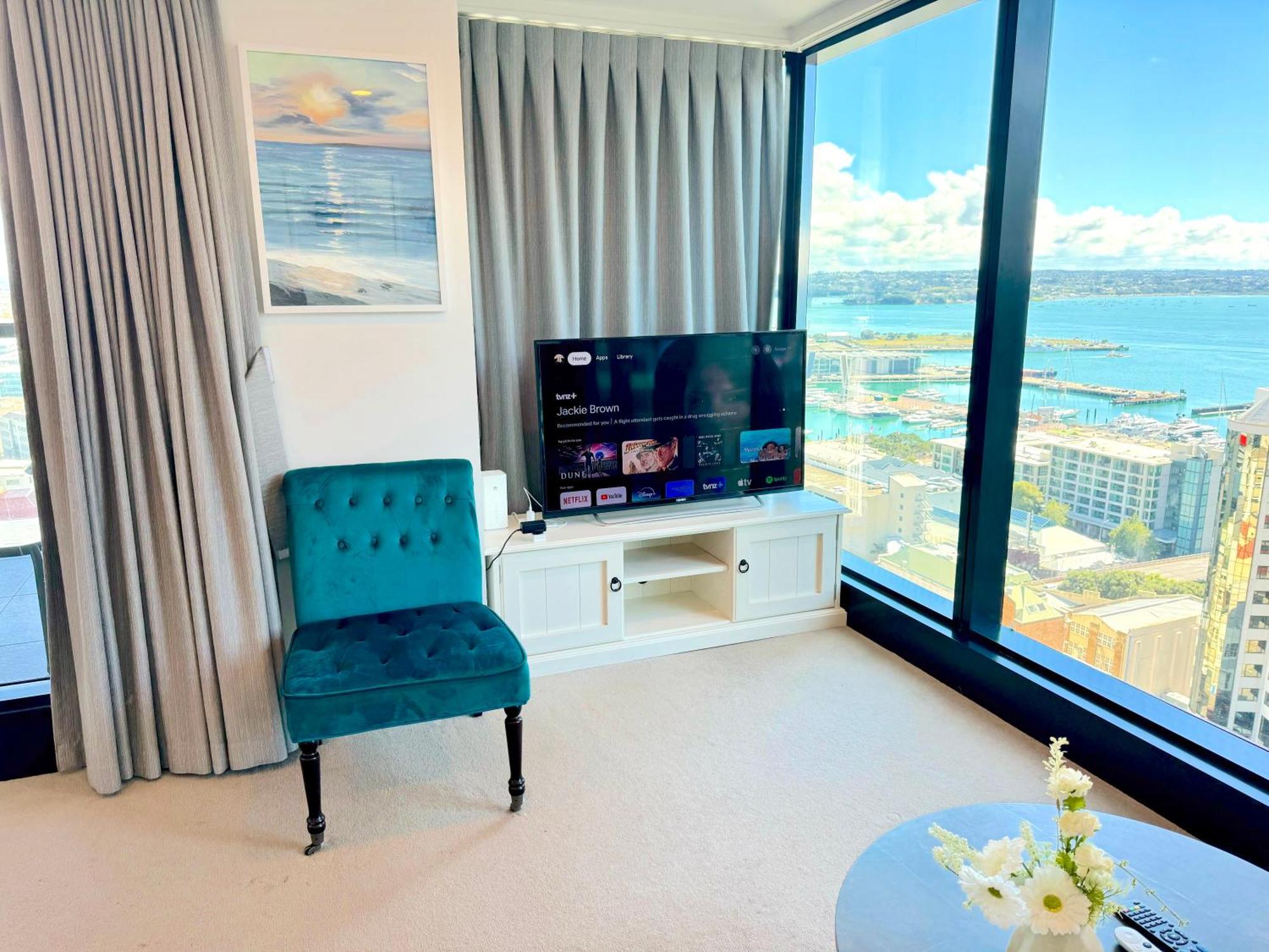 Magnificent Skytower, Sea, Habour View In Cbd Daire Auckland Dış mekan fotoğraf