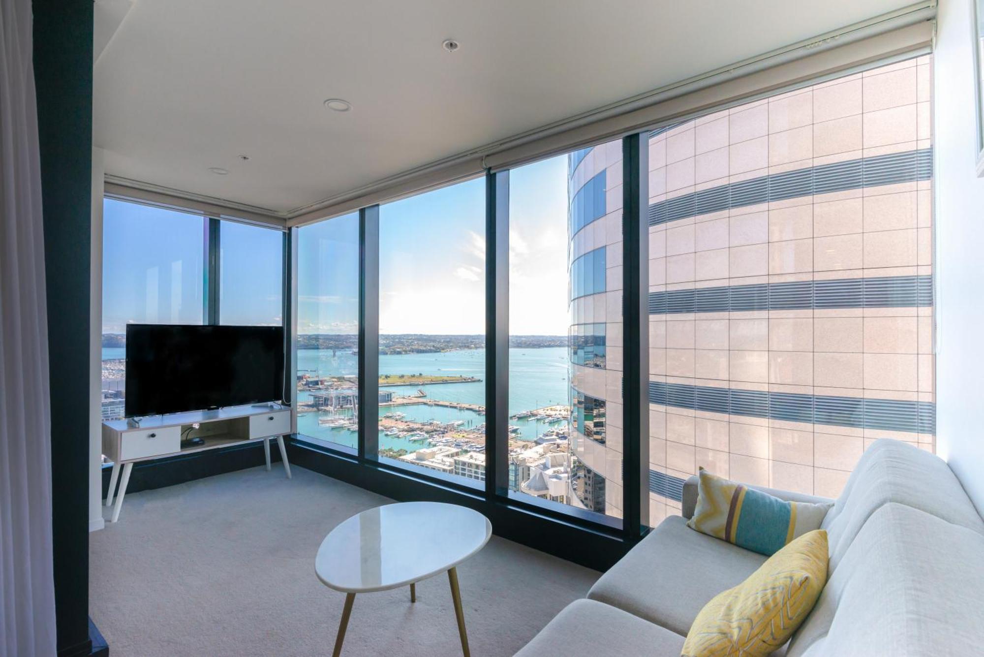 Magnificent Skytower, Sea, Habour View In Cbd Daire Auckland Dış mekan fotoğraf